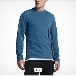 Sweatshirt Nike S NSW TCH FLC CRW LS